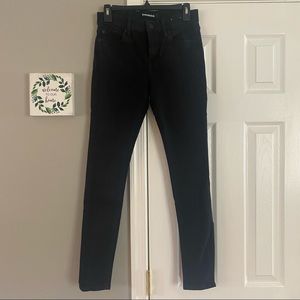 Express Stretchy Black Skinny Jean Legging Mid Rise Size 2 Women’s Solid Neutral